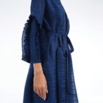 Pleated Dress With Petal Sleeves