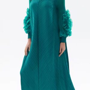 Pleated Turtle Neck Green - Image 3